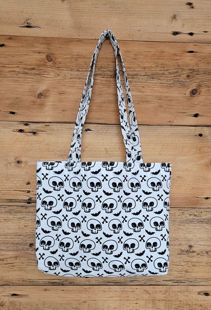 Handmade Skull Trick or Treat Bag