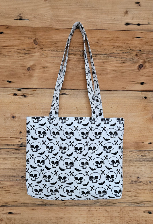 Handmade Skull Trick or Treat Bag