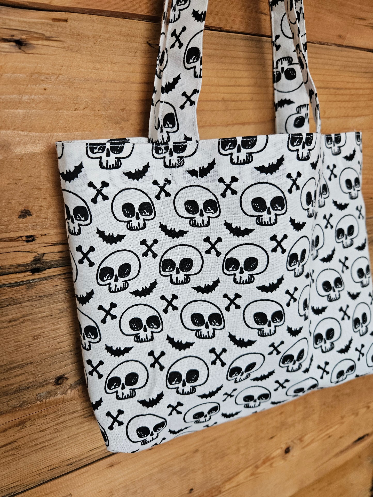 Handmade Skull Trick or Treat Bag