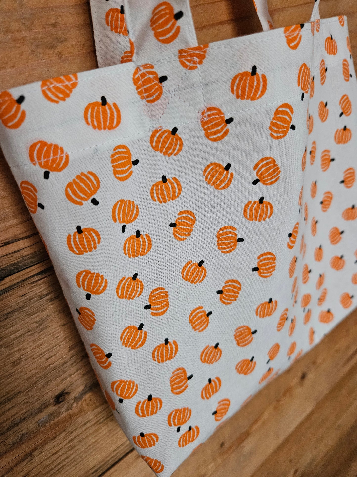 Handmade Pumpkin Trick or Treat Bag