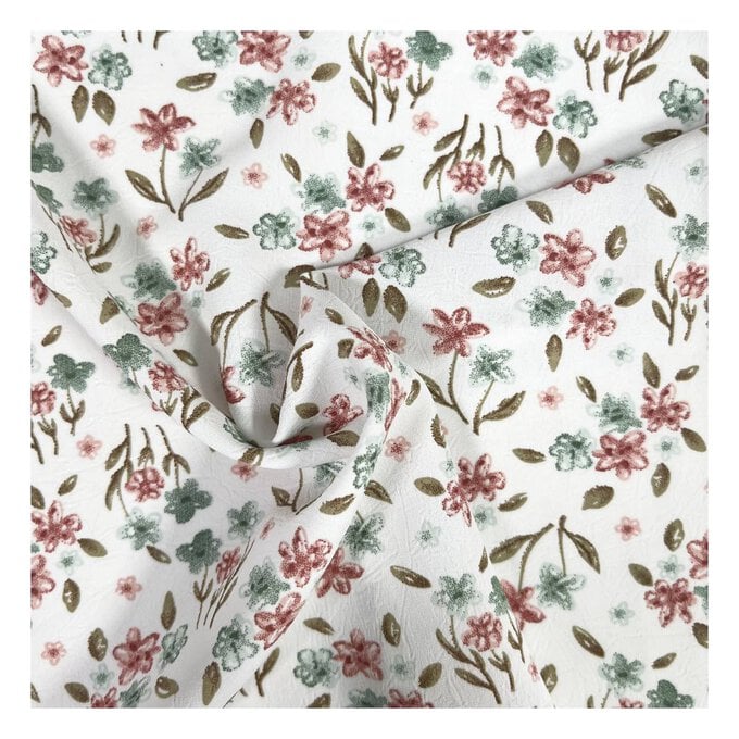 Flower Meadow Crinkle Infinity Scarf 100% Polyester