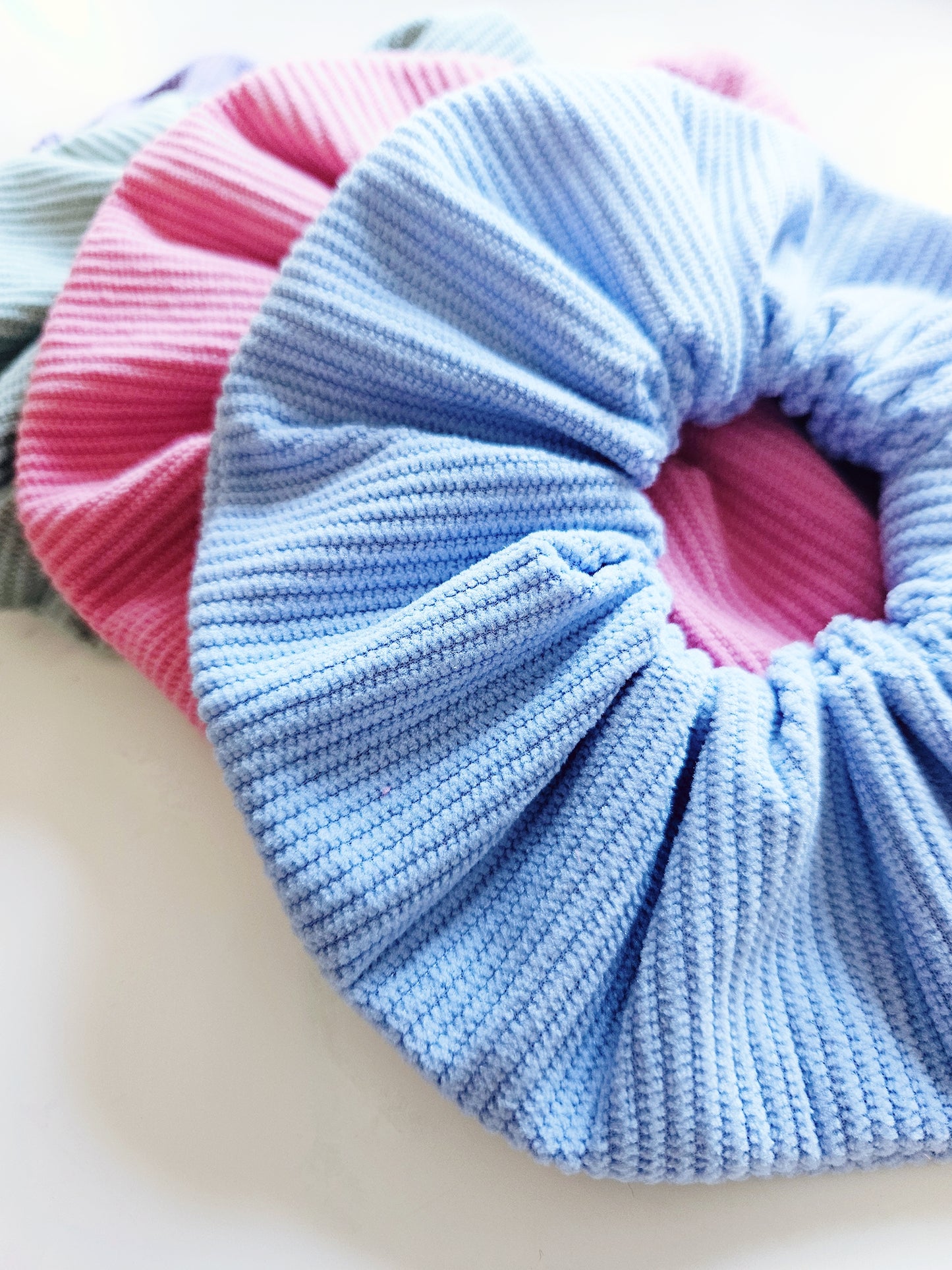 Handmade Cord Scrunchies | Super Soft | Pastel Colour Selection