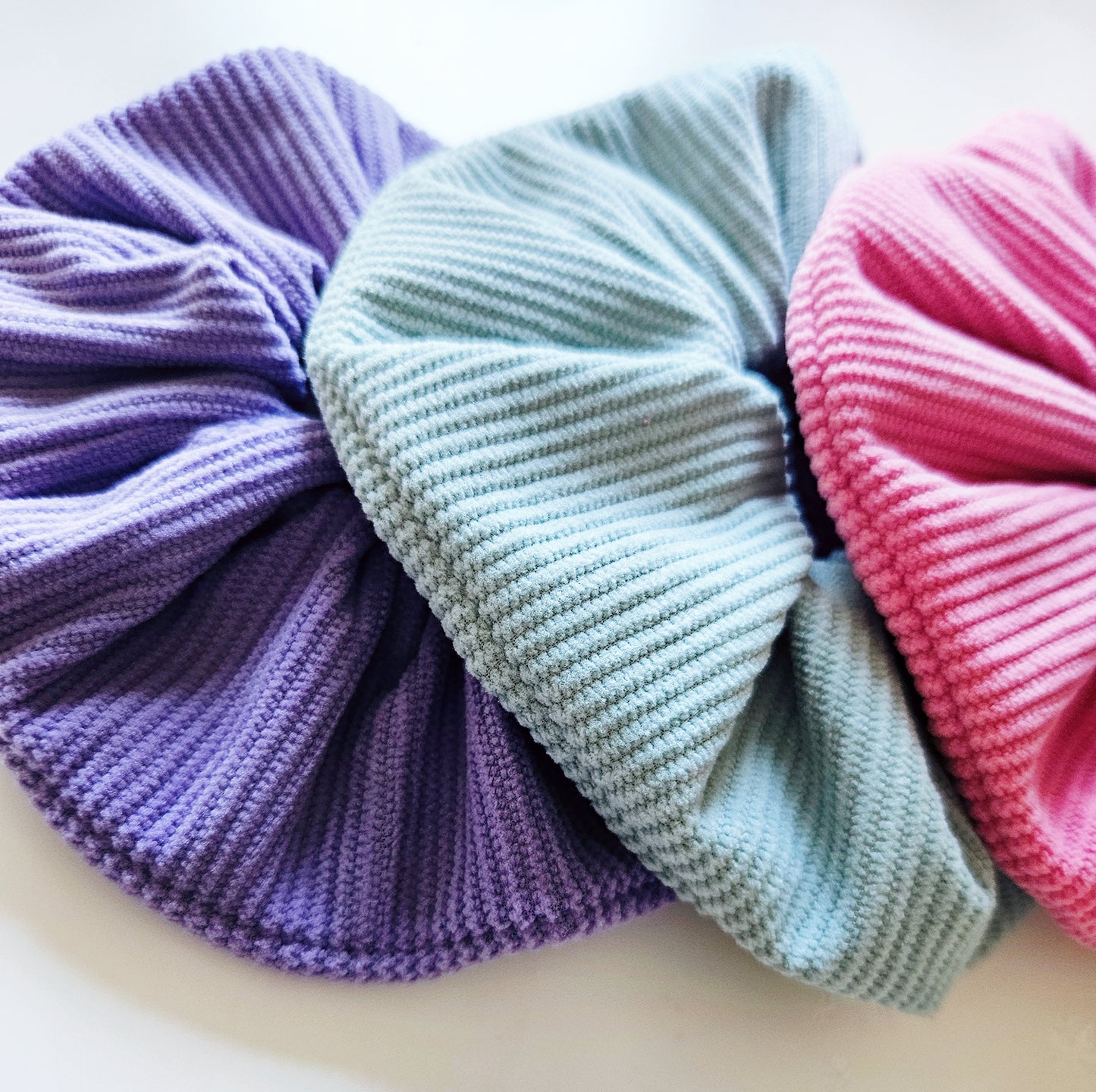 Handmade Cord Scrunchies | Super Soft | Pastel Colour Selection